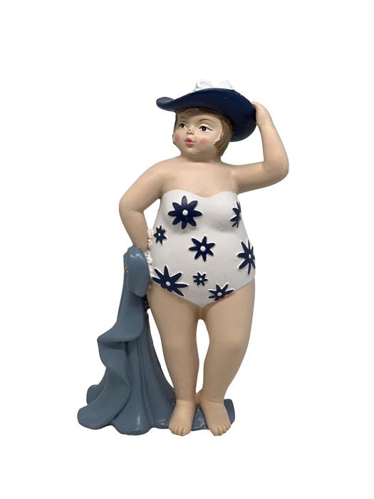 Deko "Swimming Girl" stehend
aus Polyresin
Farbe: Weiss
B:12cm T:5.5cm H:19.5cm