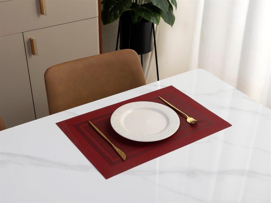 Tischset bordeaux rot
45x30cm
beidseitig
verwendbar