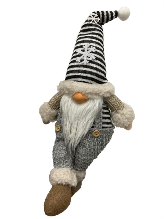 Gnome décoratif Père Noël
Couleur: Blanc Bleu Gris
L9cm x L17cm x H40cm