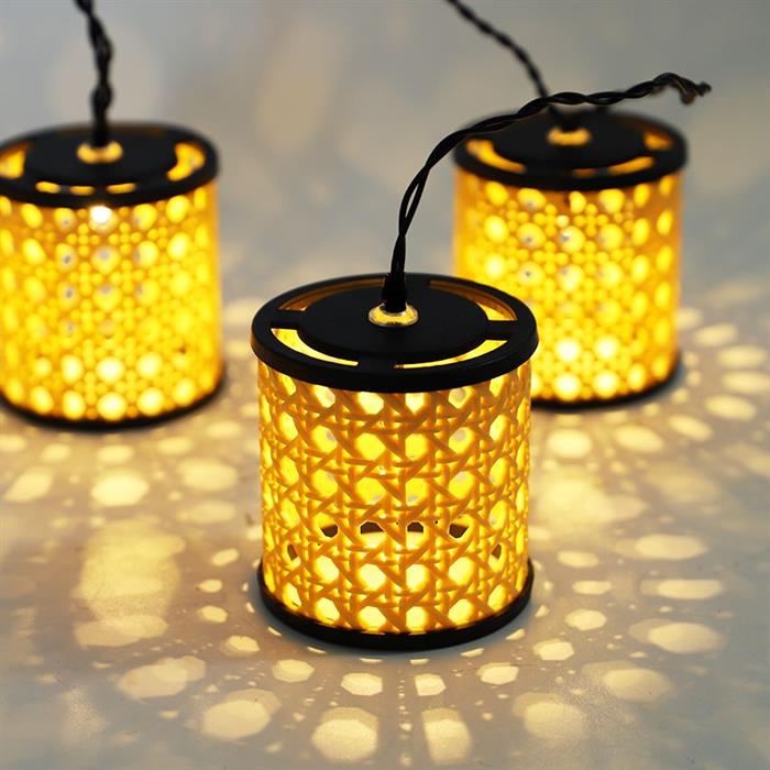LED Solar Lichterkette
Rattan 10 LED
Länge 180cm