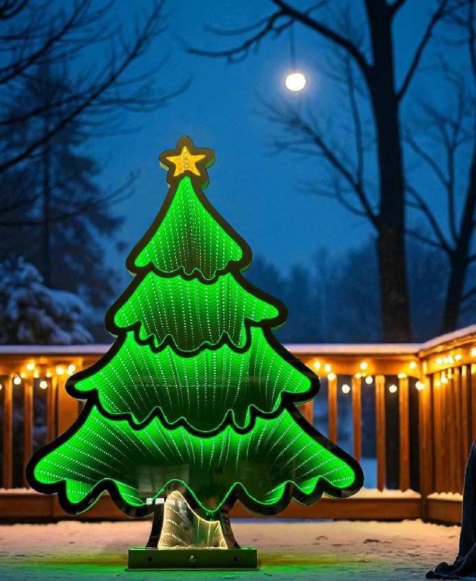 LED Figur Tannenbaum mit Infinity Effekt Outdoor