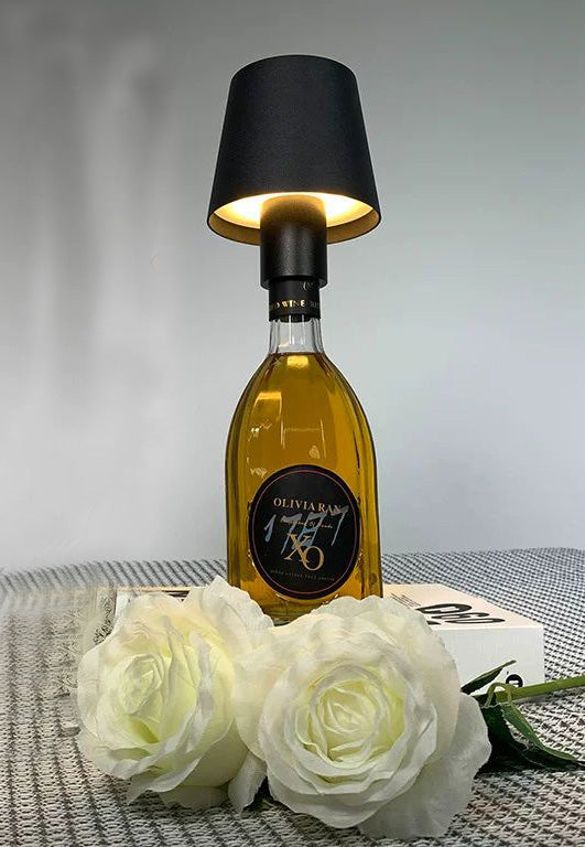 LED Tischlampe 3 in1 dimmbar für Aussenanwendung aufladbar Farbe: schwarz