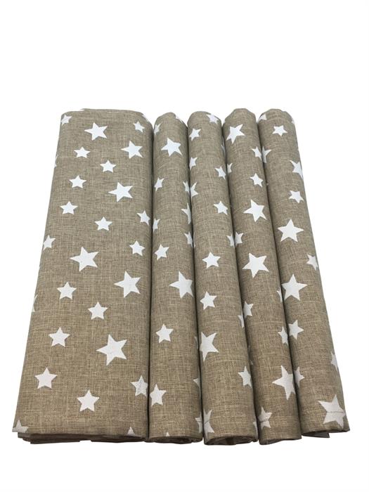 Tischset 5-teilig -
4 Tischsets plus 1 Tischläufer - beige