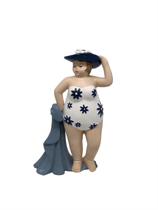 Deko "Swimming Girl" stehend
aus Polyresin
Farbe: Weiss
B:9cm T:4cm H:15cm