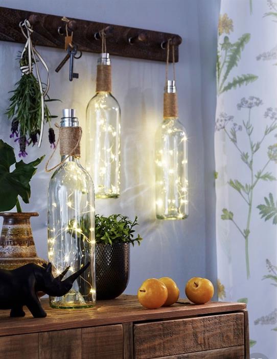 Tappo bottiglia con 10 LED Micro
Lucine L: 50 cm