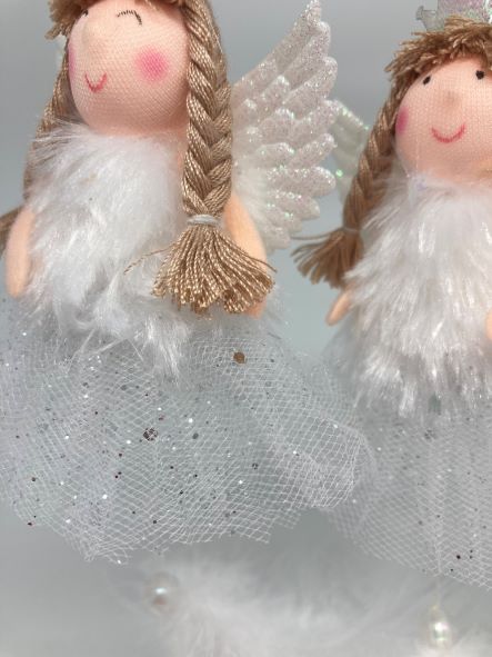 Deko Hänger Engel 3er Set
Farbe: weiss
Grösse: D2.5cm x H32cm