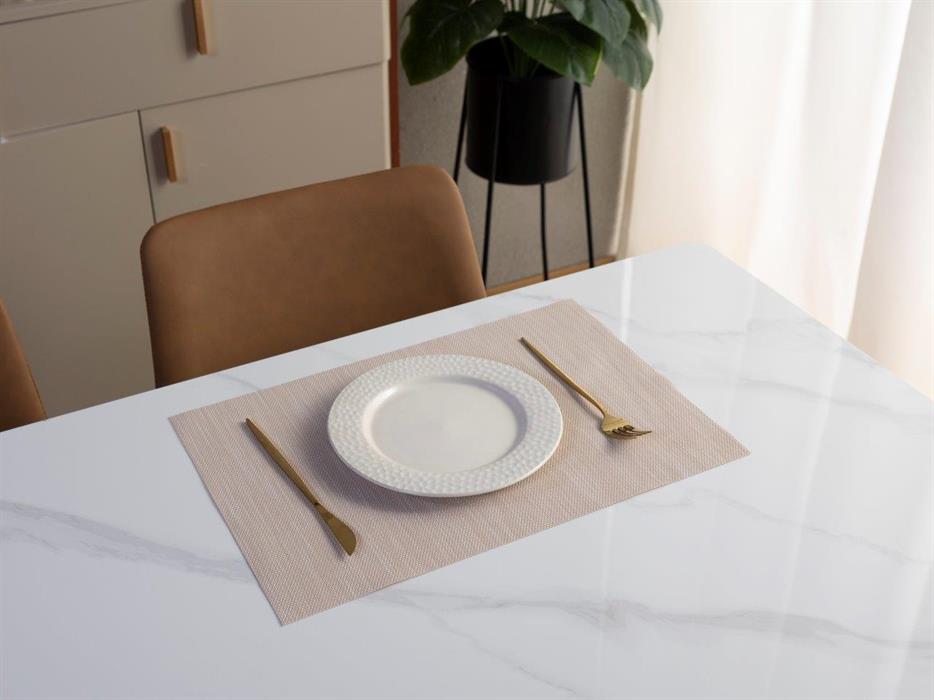 Tischset everyday sandbraun
45x30cm, beidseitig verwendbar