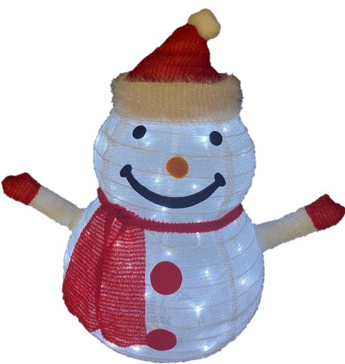 LED da esterno “Lift UP figure”
Pupazzo di neve 3D alto 60 cm
40 LED luce bianca fredda IP44