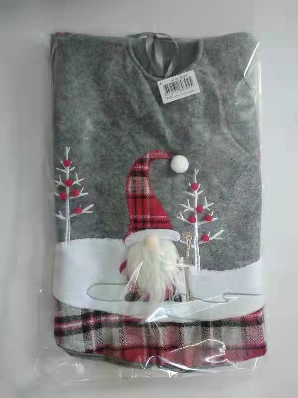 Weihnachtsbaum Rock D:90cm
Farbe: Rot/Grau/Weiss
Design: Wichtel und Schneeflocken