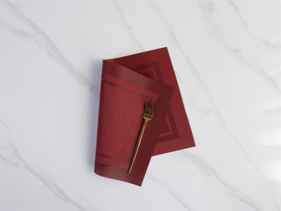 Tischset bordeaux rot
45x30cm
beidseitig
verwendbar