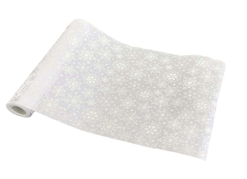 Dekostoff "imitiertes"Leinengewebe
36x300cm gerollt und
geschnitten - Farbe: Weiss