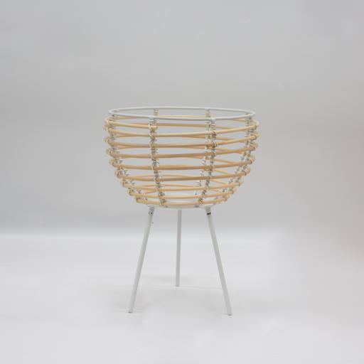 Kerzenhalter aus Rattan