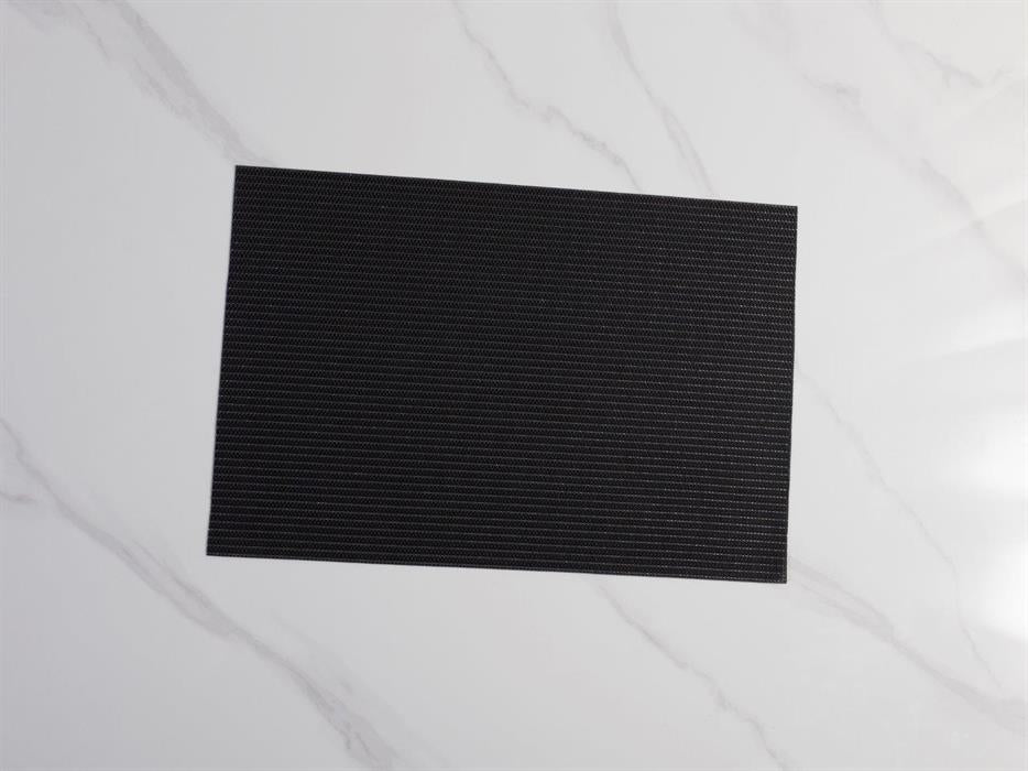 Tischset Diamond
schwarz silber 45x30cm
beidseitig verwendbar