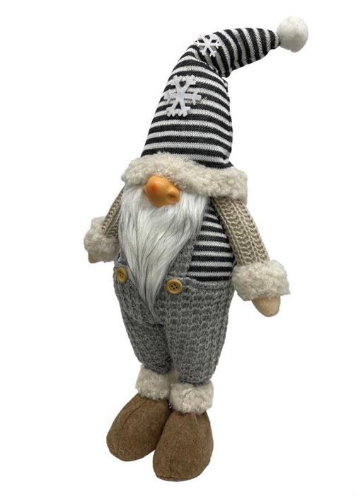 Gnomo decorativo Babbo Natale
in piedi
Colore: bianco blu grigio
L10 cm x L 18 cm x A 43 cm