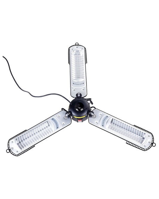 Terrassenstrahler STROMBOLI 2'000 W Schwarz