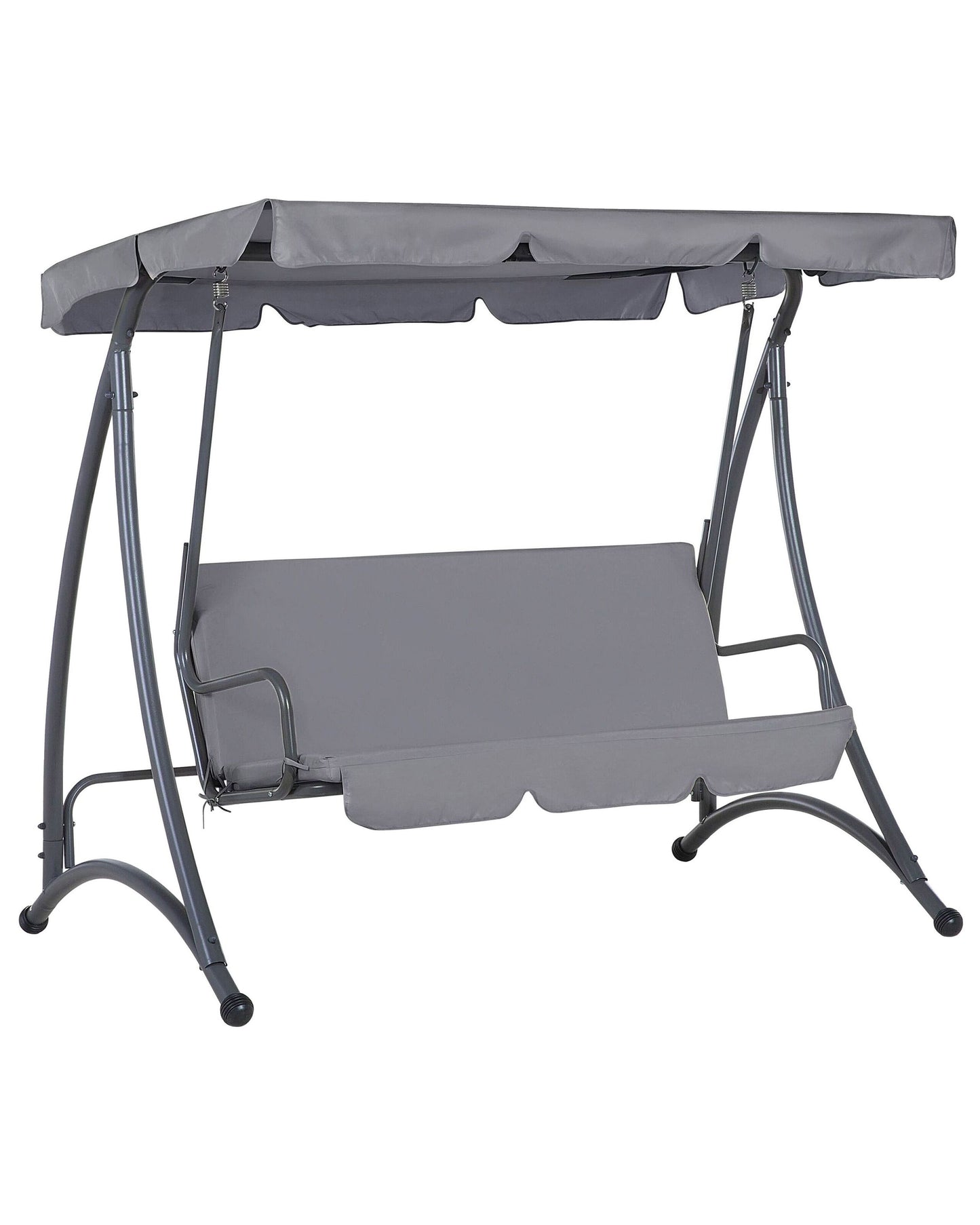 Hollywoodschaukel TEMPLE Metall Dunkelgrau