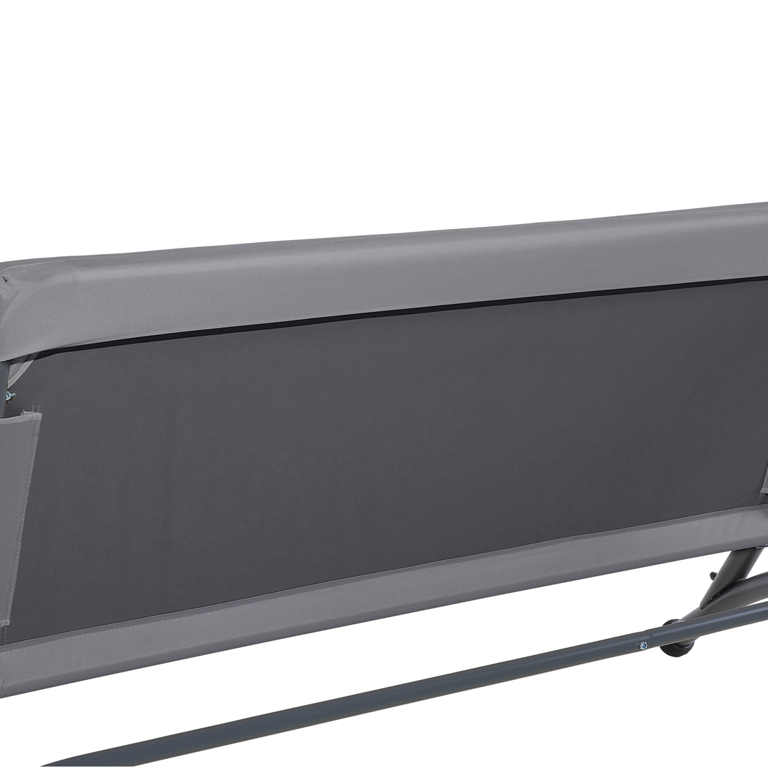 Hollywoodschaukel TEMPLE Metall Dunkelgrau