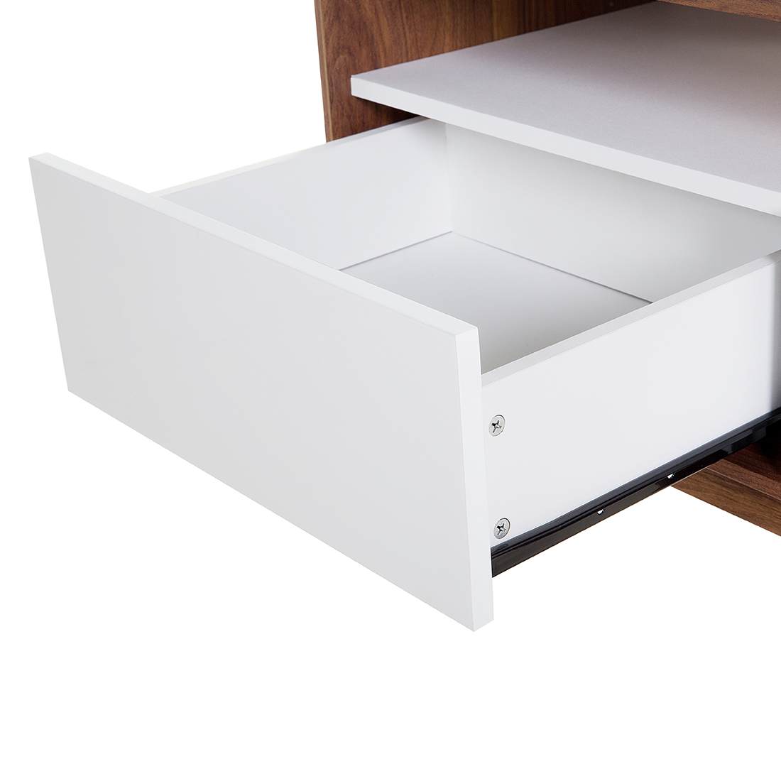 TV-Möbel SYRACUSE Braun / Weiss