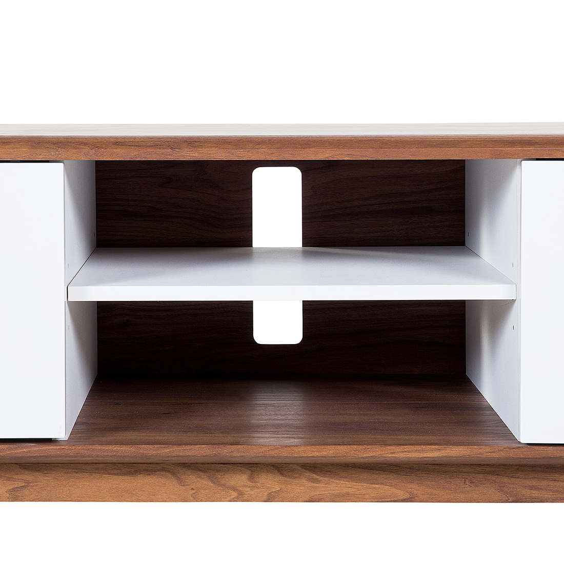 TV-Möbel ROCHESTER Braun / Weiss