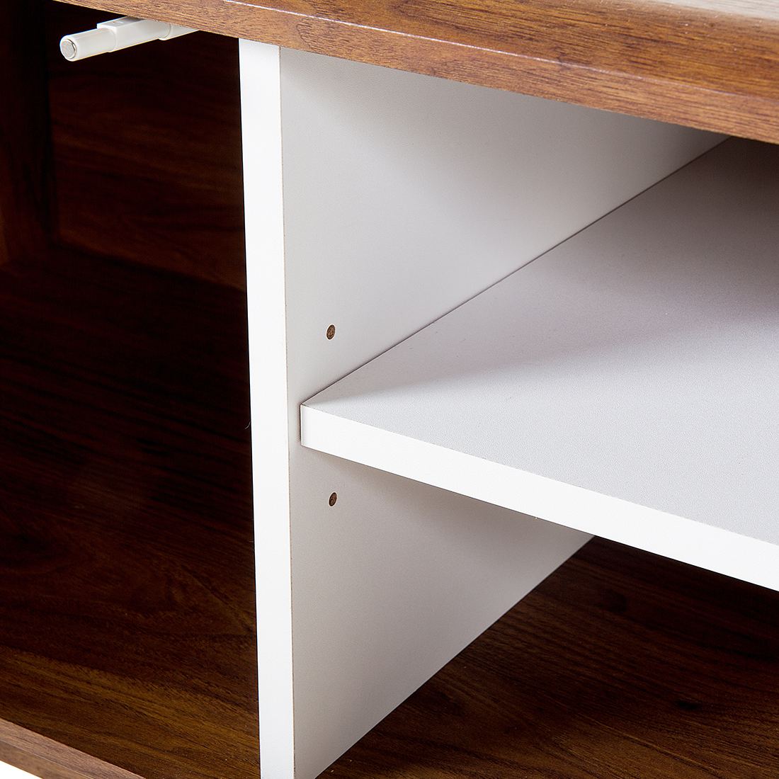 TV-Möbel ROCHESTER Braun / Weiss