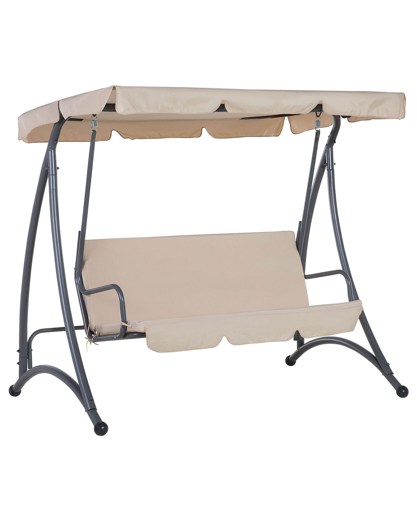 Hollywoodschaukel TEMPLE Metall Sandbeige