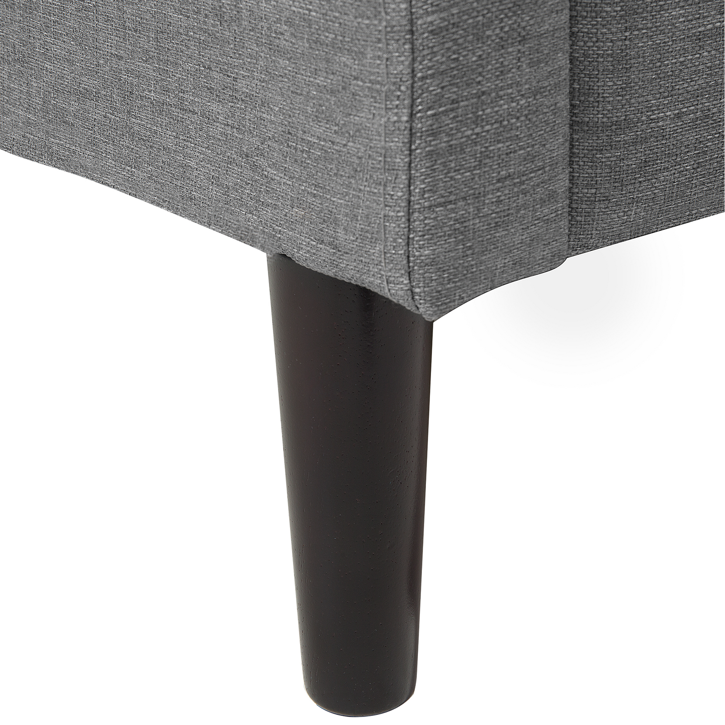 Bett mit Lattenrost Stoff COLMAR 160 x 200 cm Grau