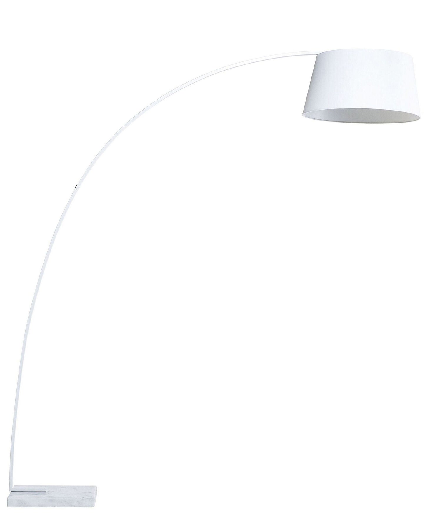 Stehlampe BENUE Metall Weiss