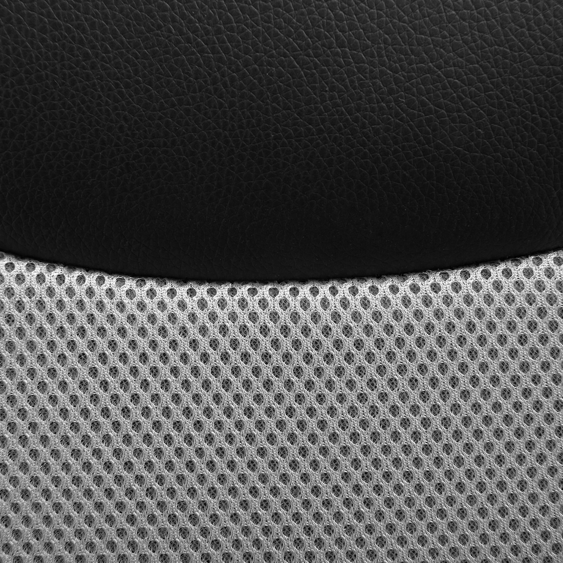 Bürostuhl drehbar FIGHTER Kunstleder Hellgrau