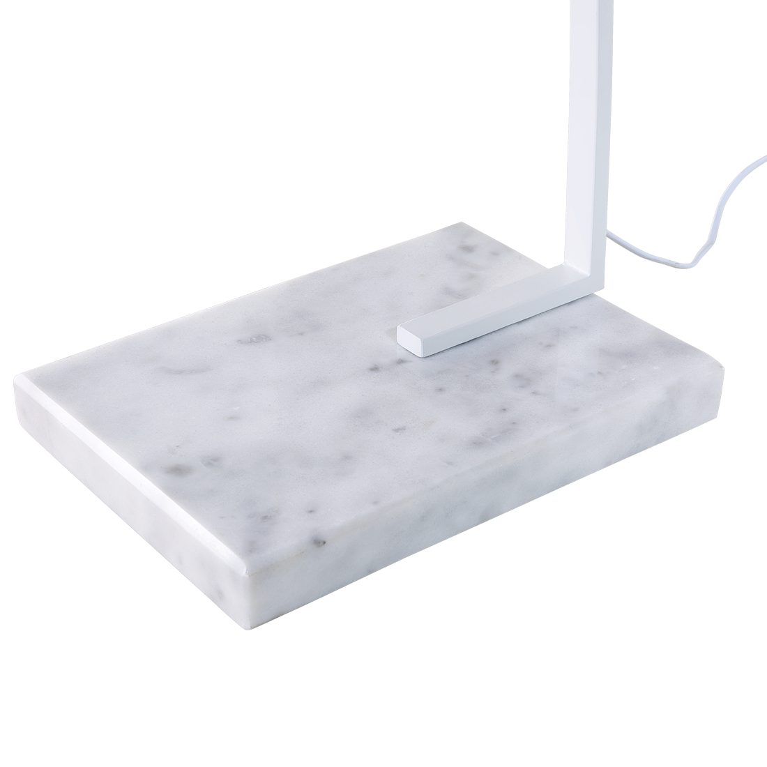 Stehlampe BENUE Metall Weiss