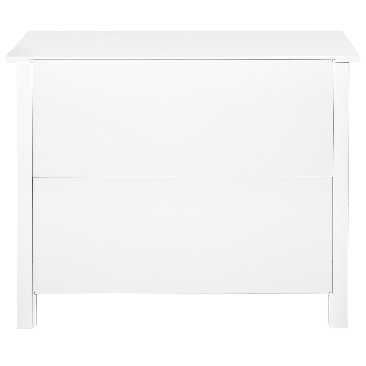 Kommode mit 3 Schubladen TORRANCE 80 cm Weiss