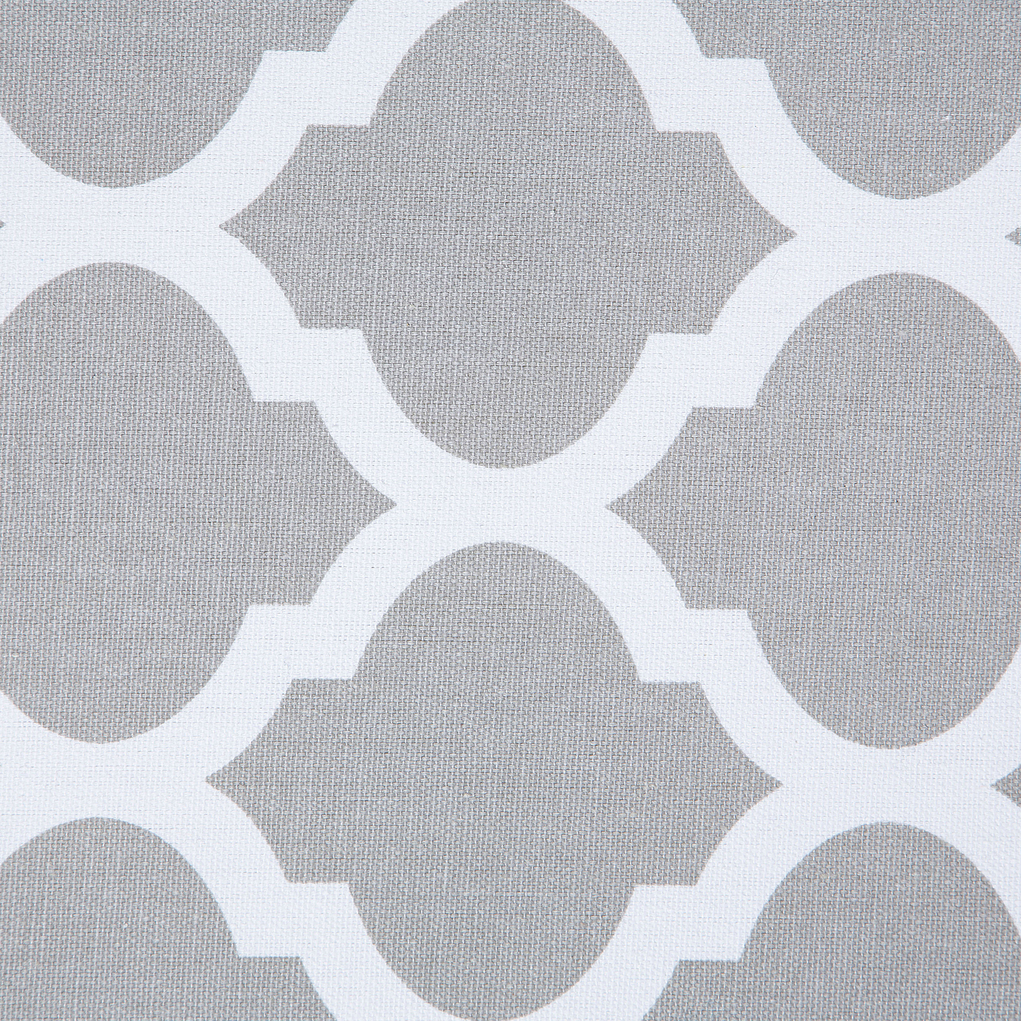 Hocker Polsterbezug / Gummibaumholz grau MANTEO