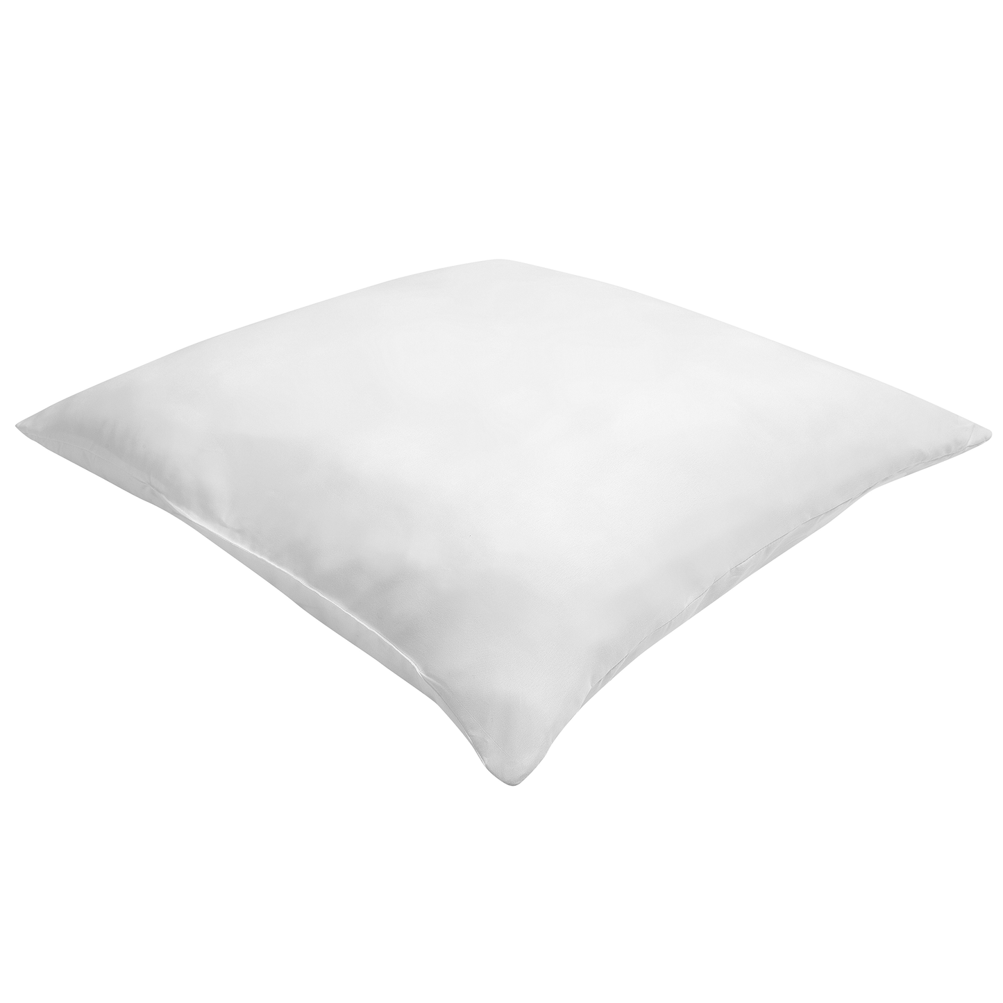 Kopfkissen ERRIGAL Niedrig Mikrofaser 80 x 80 cm Weiss