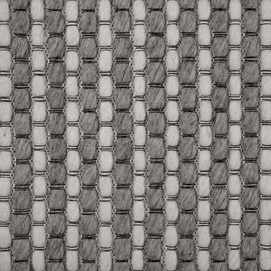 Teppich Wolle dunkelgrau 140 x 200 cm Kurzflor KILIS