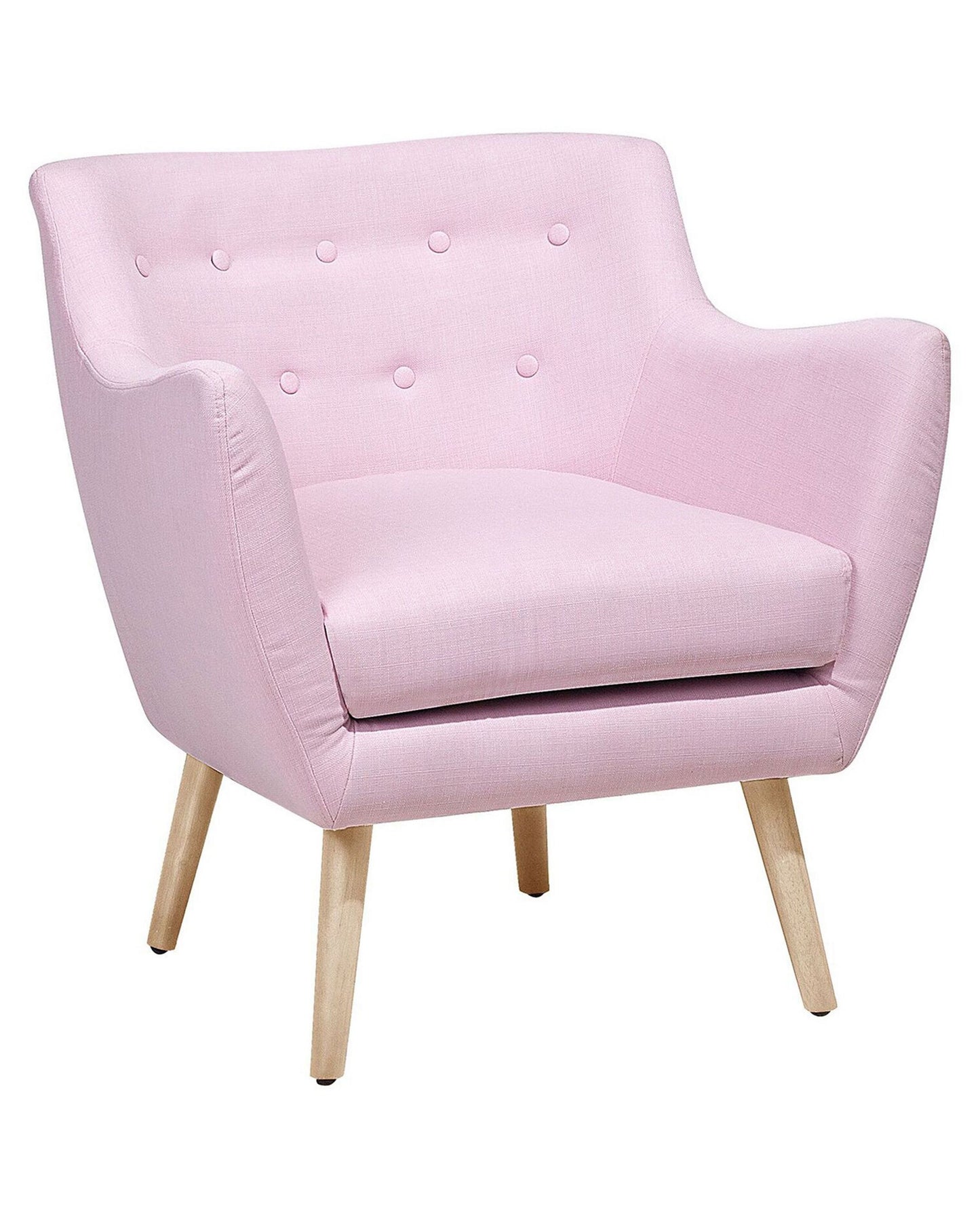Sessel DRAMMEN Stoff Rosa