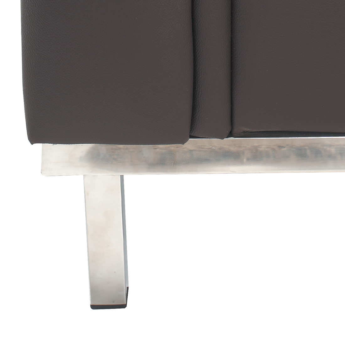 4-Sitzer Ecksofa Leder braun linksseitig OSLO