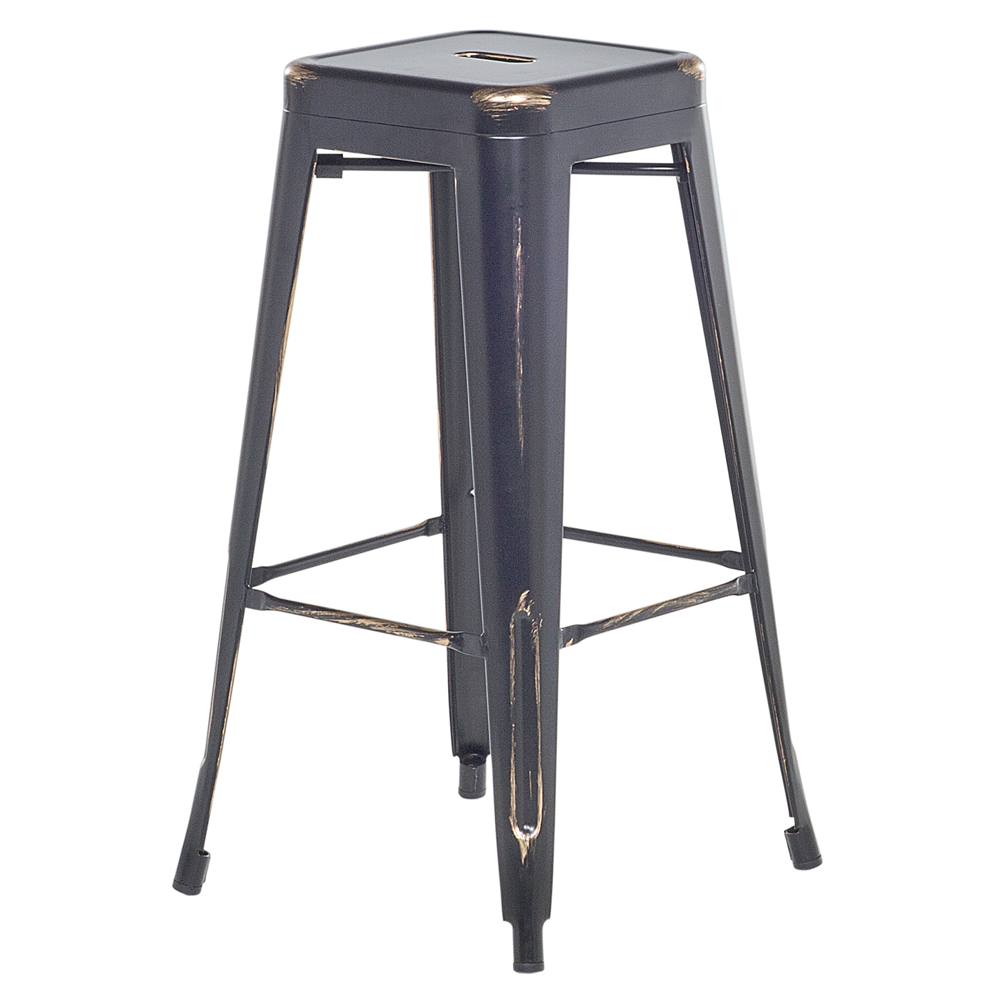 Set mit 2 Barhockern CABRILLO Metall Schwarz