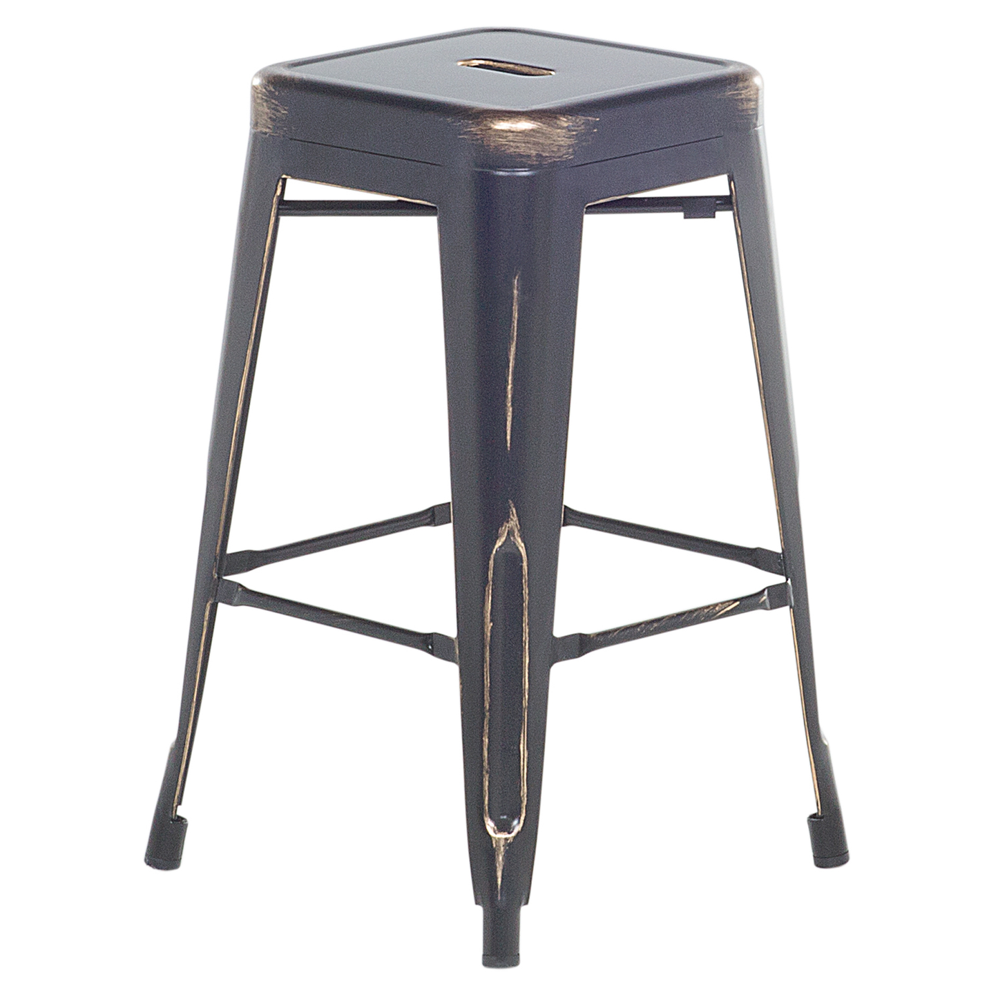 Set mit 2 Barhockern CABRILLO Metall Schwarz