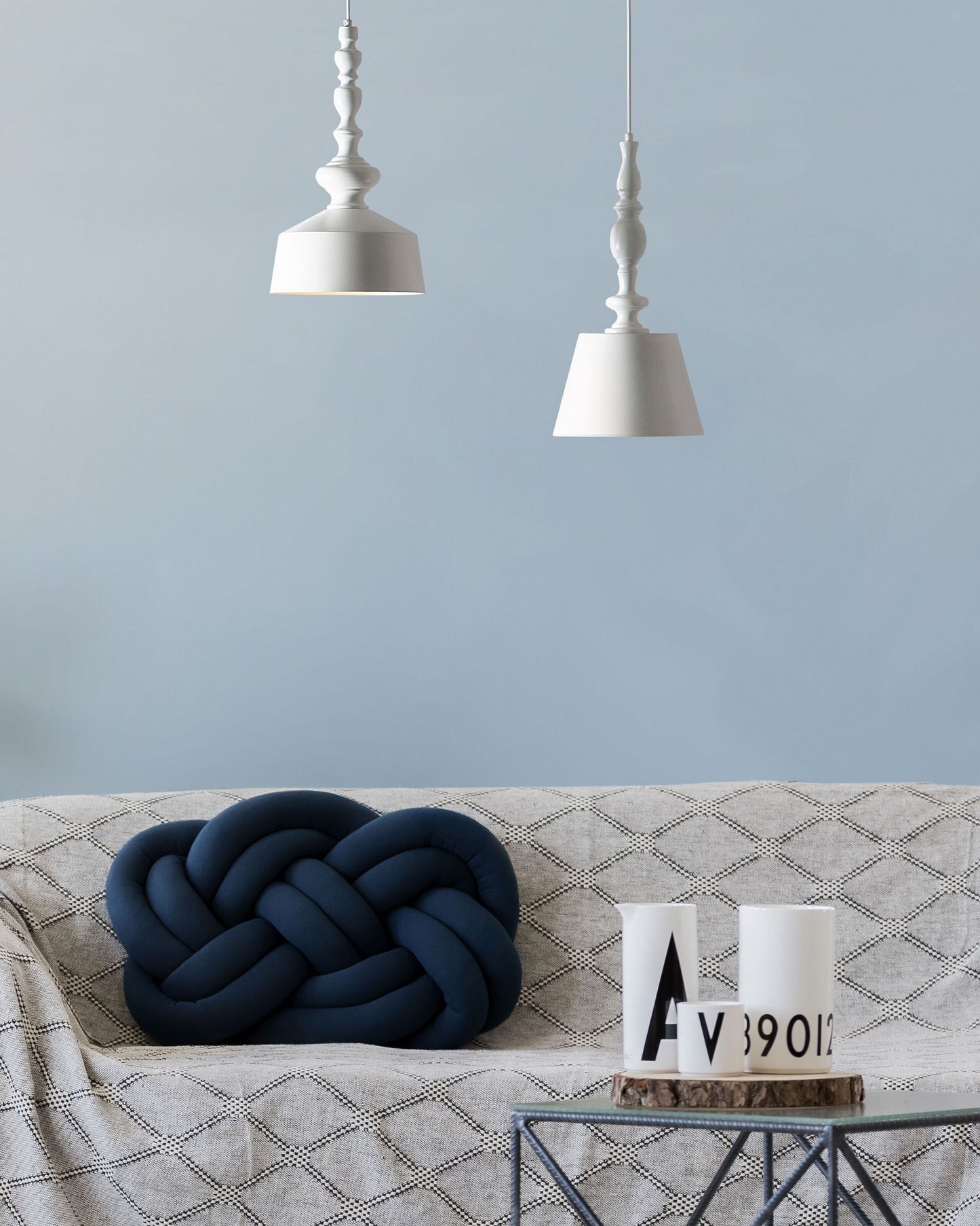 Hängelampe DRIVA Metall Weiss