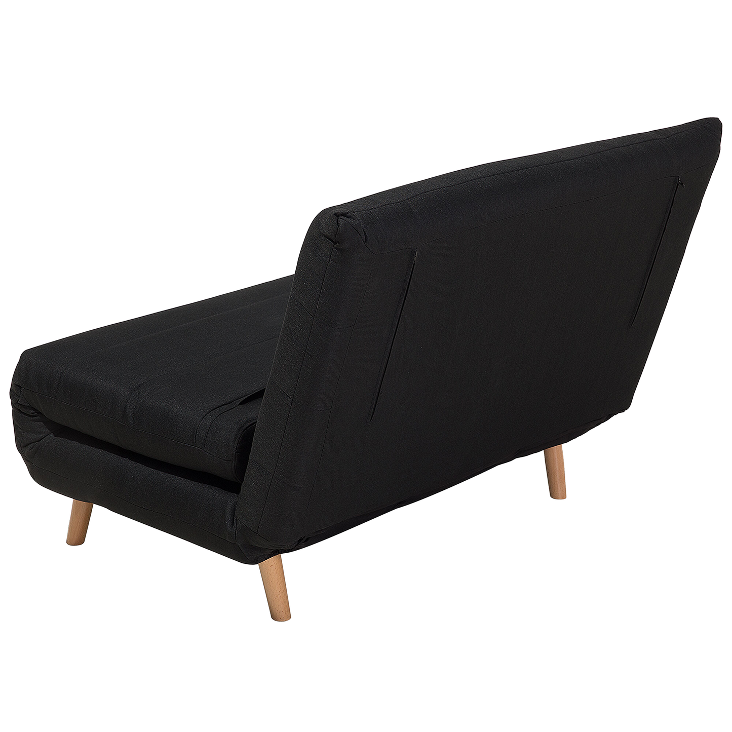 1-Sitzer Schlafsofa schwarz / hellbraun SETTEN
