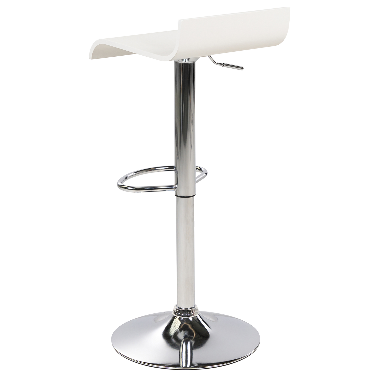 Set mit 2 Barstühlen VALENCIA drehbar Weiss