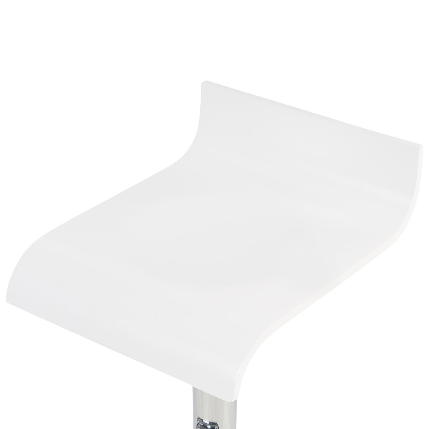 Set mit 2 Barstühlen VALENCIA drehbar Weiss