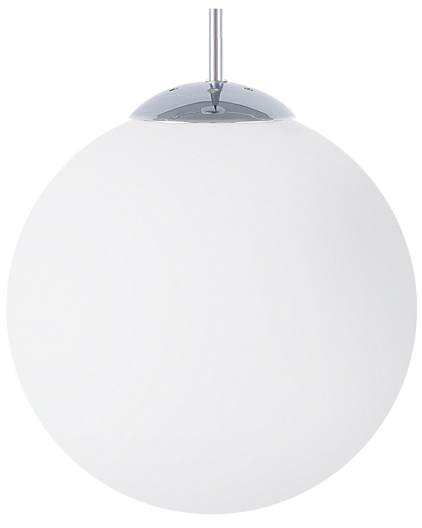 Hängelampe BARROW L Glas Weiss