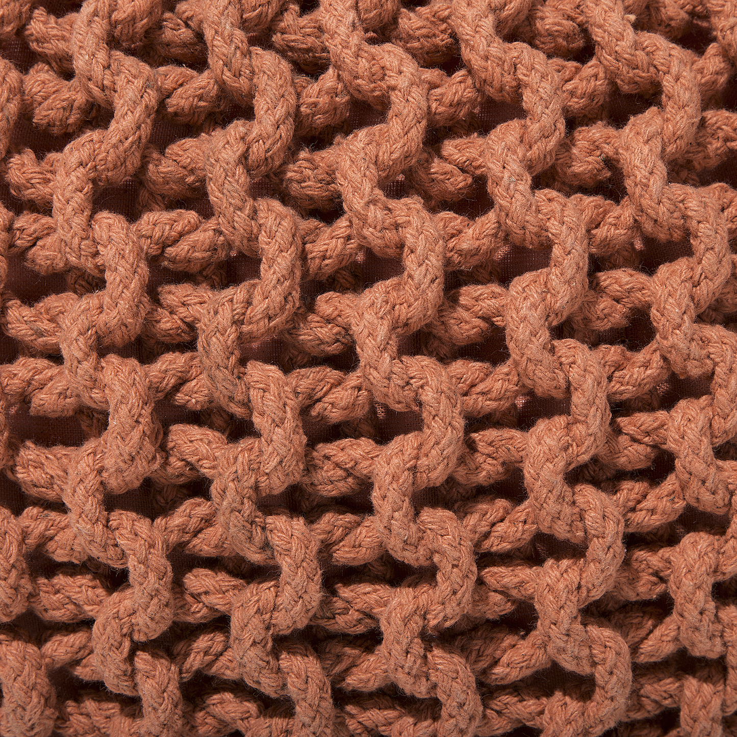 Pouf kupfer ⌀ 50 cm CONRAD