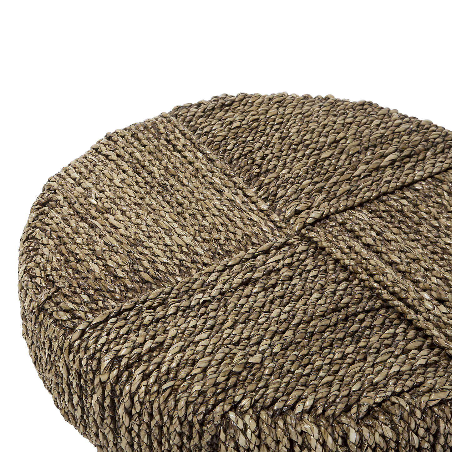 Beistelltisch Teakholz hellbraun ⌀ 44 cm KELSEY