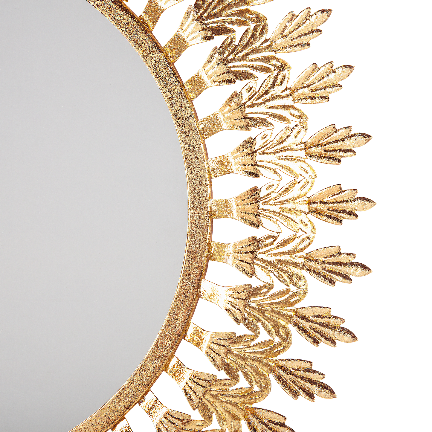 Wandspiegel VOREY 60 cm 60 cm Metall Gold