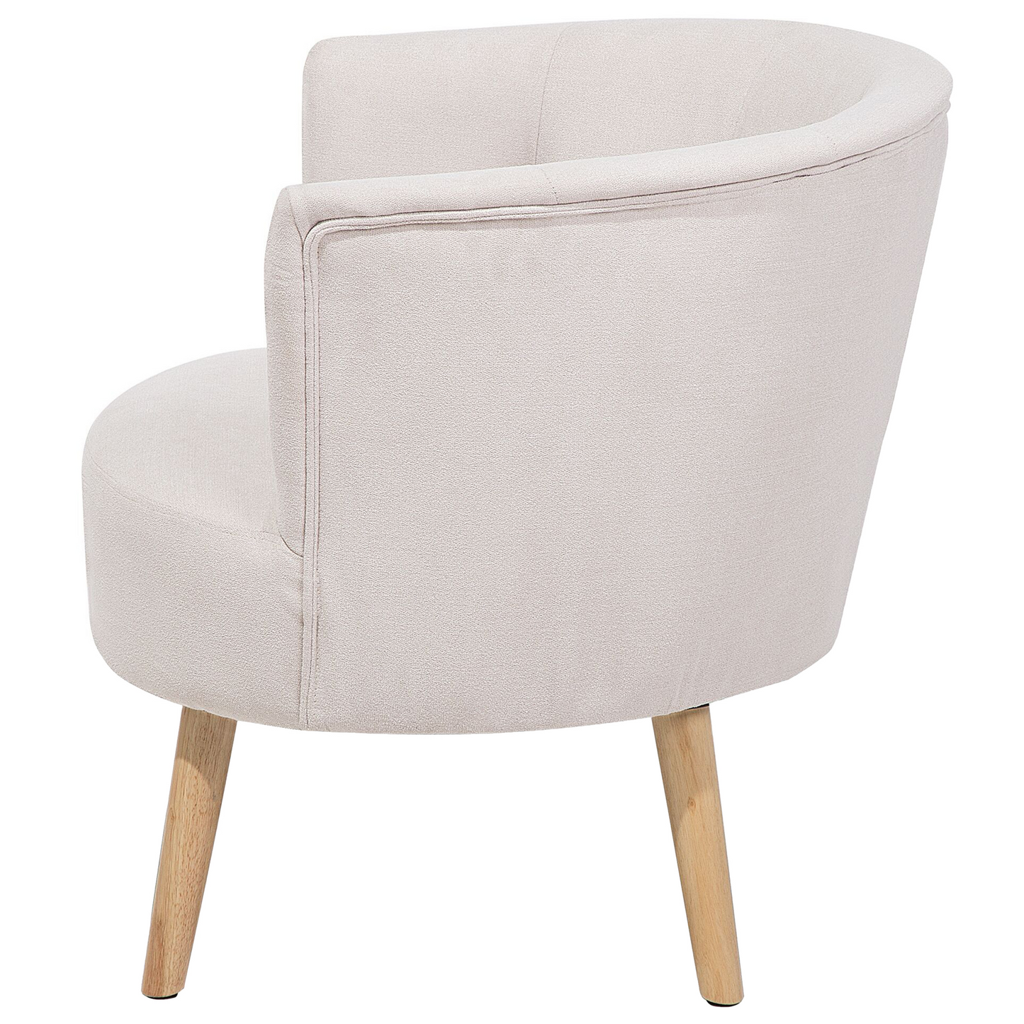 Sessel ODENZEN Stoff Cremeweiss