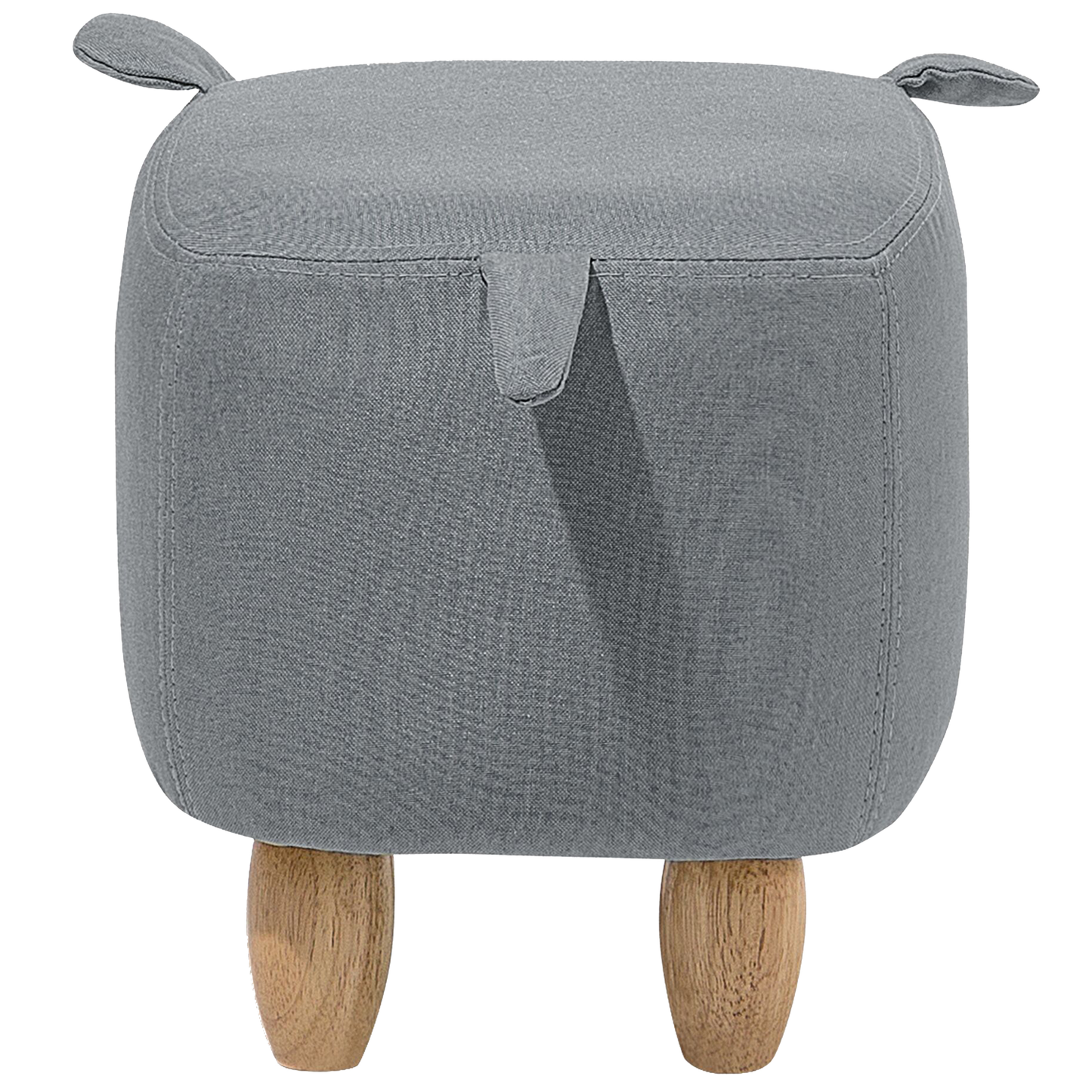 Tierhocker hellgrau Schweinchenform PIGGY