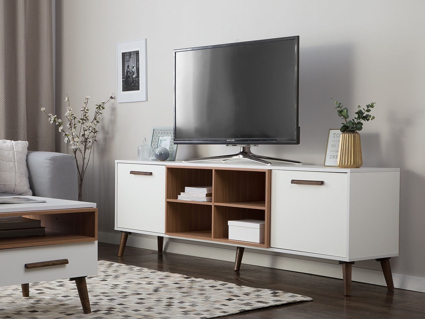 TV-Möbel ALLOA Weiss