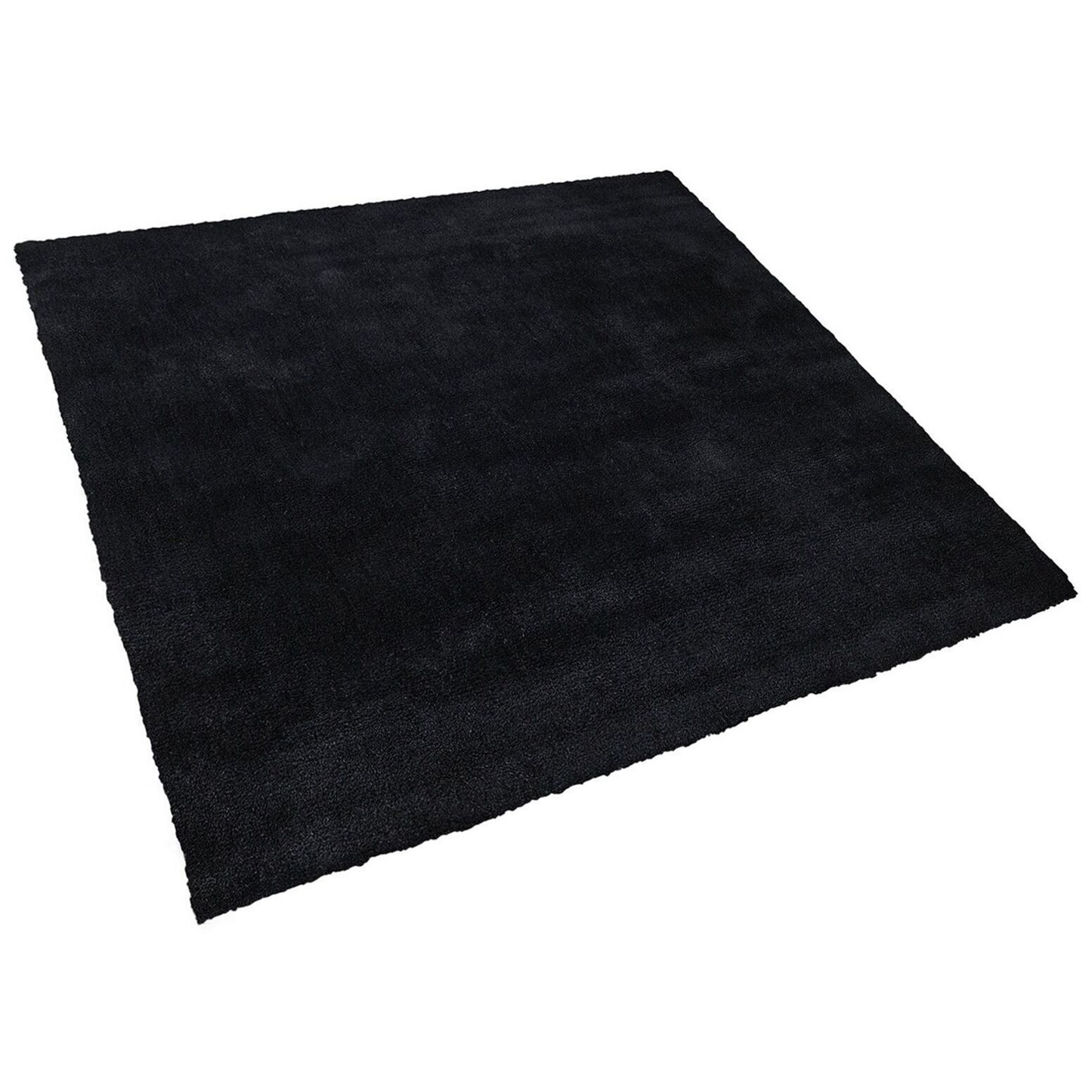 Teppich schwarz 200 x 200 cm Shaggy DEMRE