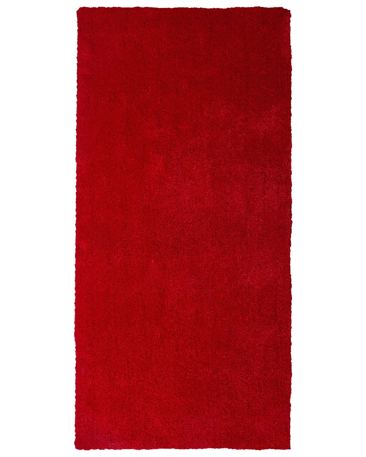 Teppich rot 80 x 150 cm Shaggy DEMRE